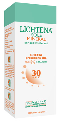 LICHTENA SOLE MINERAL CREMA SPF 30 100 G PER PELLI INTOLLERANTI - Farmastop