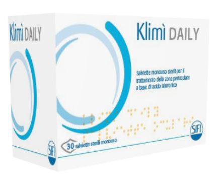 KLIMI' DAILY 30 SALVIETTINE DETERGENTI MONOUSO STERILI PER L'IGIENE OCULARE - Farmastop