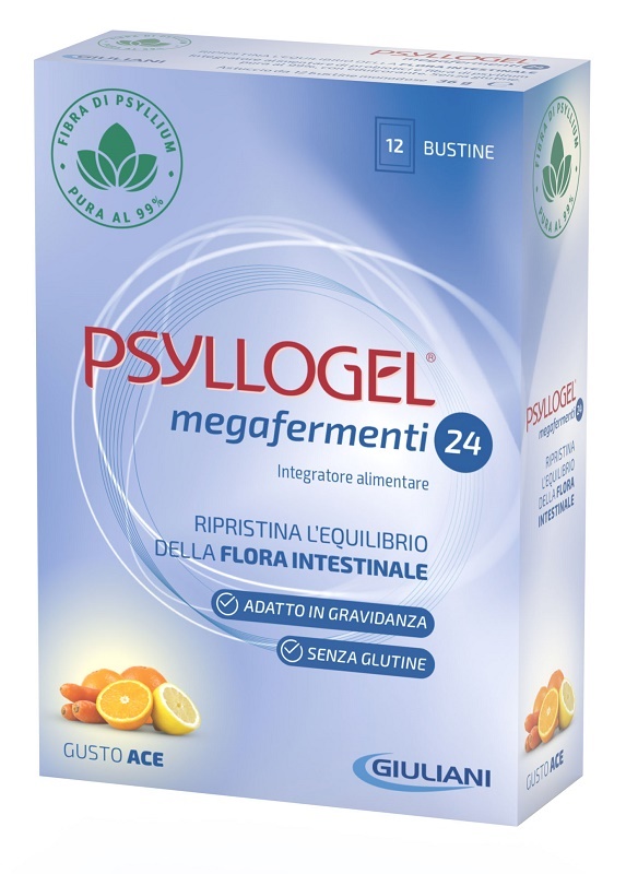 PSYLLOGEL MEGAFERMENTI 24 ACE 12 BUSTE 3 G - Farmastop