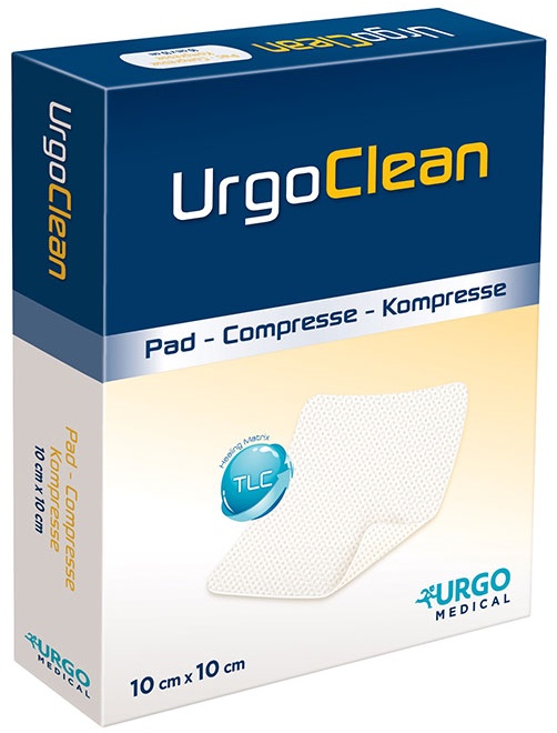 MEDICAZIONE TNT ASSORBENTE GELIFICANTE URGOCLEAN 15X15CM 10 PEZZI - Farmastop