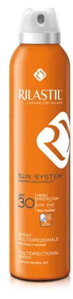 RILASTIL SUN SYSTEM PHOTO PROTECTION THERAPY SPF30 MULTIDIREZIONALE 200 ML - Farmastop