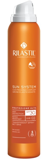 RILASTIL SUN SYSTEM PHOTO PROTECTION THERAPY SPF30 TRANSPARENT SPRAY 200 ML - Farmastop