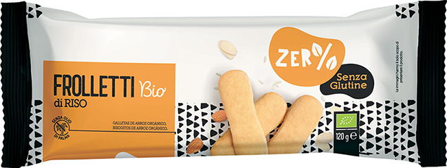 ZERO% GLUTINE FROLLETTI RISO BIO 120 G - Farmastop