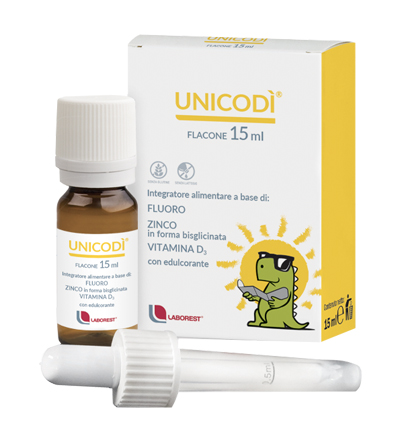 UNICODI' 15 ML FLUORO ZINCO VITAMINA D3 - Farmastop