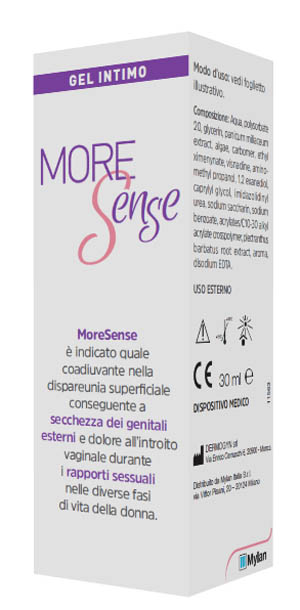 MORESENSE GEL TUBO 30 ML - Farmastop
