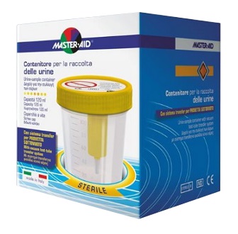CONTENITORE RACCOLTA URINA SOTTOVUOTO MASTER-AID 120 ML - Farmastop