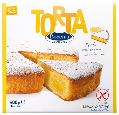 BONONIA TORTA CON CREMA SENZA GLUTINE 400 G - Farmastop