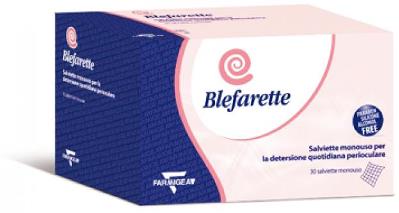 SALVIETTINE OCULARI MEDICATE BLEFARETTE SENZA PARABENI SENZA SILICONE SENZA ALCOOL 30 PEZZI - Farmastop