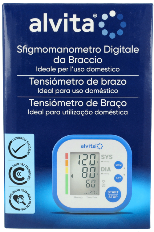 ALVITA SFIGMOMANOMETRO DA BRACCIO AUTOMATICO - Farmastop