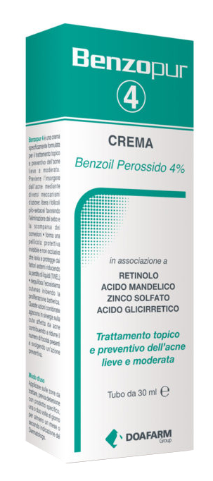 BENZOPUR 4 CREMA 30 ML - Farmastop