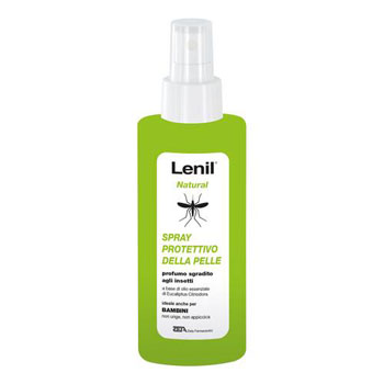 LENIL NATURAL SOLUZIONE ANTIZANZARA IN FLACONE + POMPA SPRAY 100 ML - Farmastop