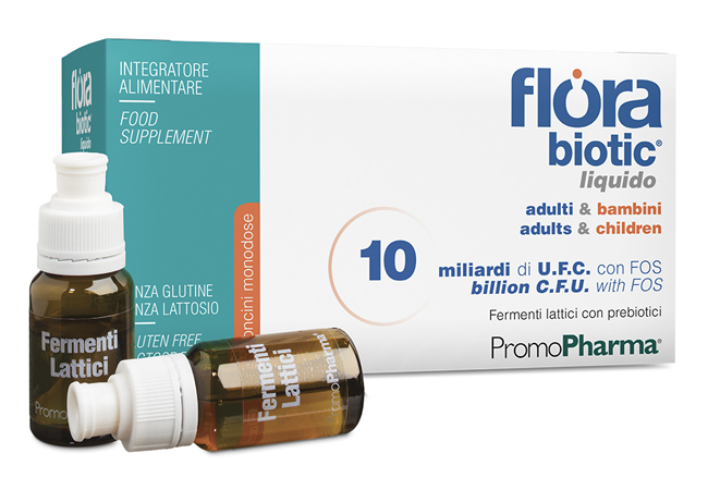 FLORA LIQUIDO ADULTI & BAMBINI 10 FLACONCINI X 10 ML - Farmastop