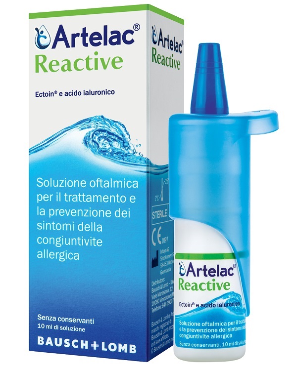 ARTELAC REACTIVE SOLUZIONE OFTALMICA MULTIDOSE FLACONE 10 ML - Farmastop