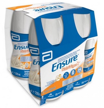 ENSURE NUTRIVIGOR VANIGLIA 4 BOTTIGLIE DA 220 ML - Farmastop