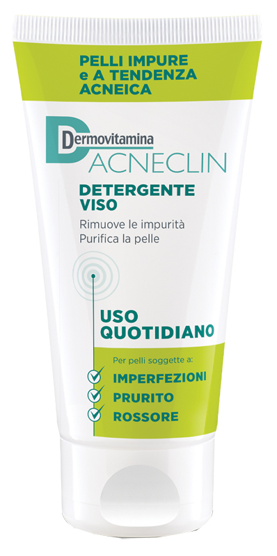 DERMOVITAMINA ACNECLIN DETERGENTE VISO USO QUOTIDIANO 200 ML - Farmastop