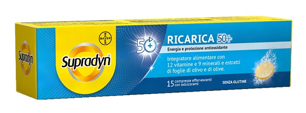 SUPRADYN RICARICA 50+ 15 COMPRESSE EFFERVESCENTI - Farmastop