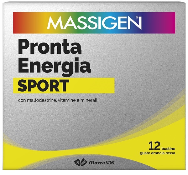 MASSIGEN SPORT PRONTA ENERGIA 12 BUSTINE - Farmastop