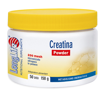 LONGLIFE CREATINA MICRONIZZATA 200 G - Farmastop