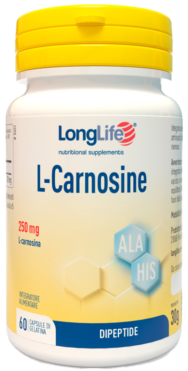 LONGLIFE L-CARNOSINE 60 CAPSULE - Farmastop