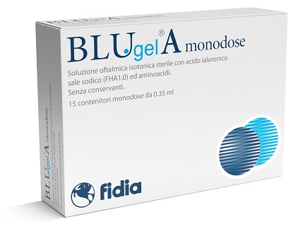 BLU GEL A MONODOSE GOCCE OCULARI 15 CONTENITORI MONODOSE - Farmastop