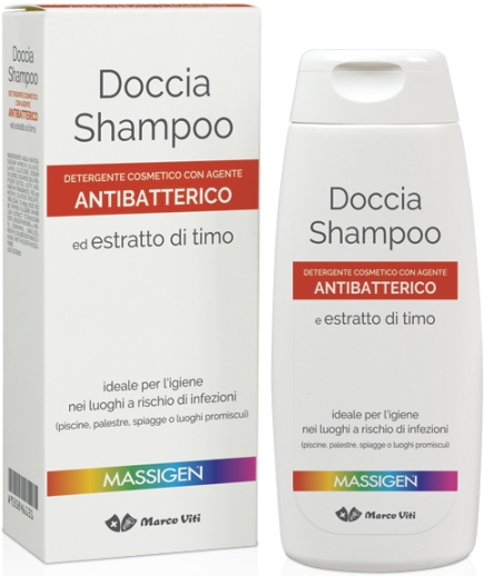 MASSIGEN DETERGENZA DOCCIA SHAMPOO ANTIBATTERICO 200 ML - Farmastop