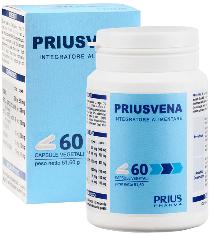 PRIUSVENA 60 CAPSULE - Farmastop
