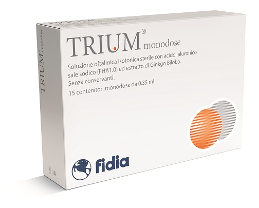 TRIUM MONODOSE GOCCE OCULARI 15 FLACONCINI - Farmastop