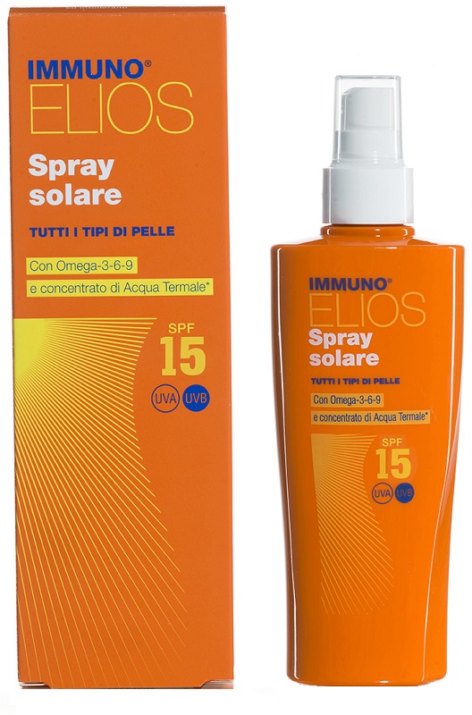 IMMUNO ELIOS SPRAY SOLARE SPF 15 200 ML - Farmastop