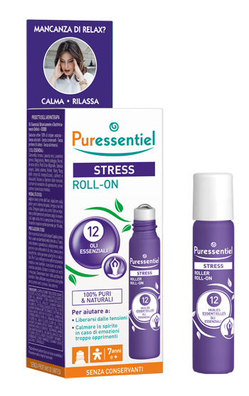 PURESSENTIEL ROLLER SOS STRESS 12 OLI ESSENZIALI 5 ML - Farmastop