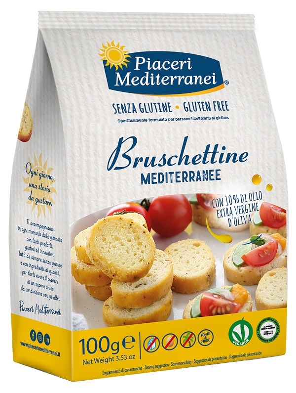 PIACERI MEDITERRANEI BRUSCHETTINE 100 G - Farmastop