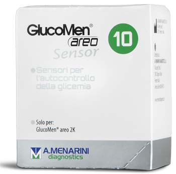 STRISCE GLUCOMEN AREO SENSOR PER ANALISI DEL GLUCOSIO 10 PEZZI - Farmastop