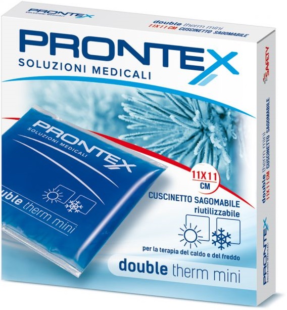 PRONTEX CUSCINETTO IN GEL RIUTILIZZABILE DOUBLE THERM 11X11CM - Farmastop