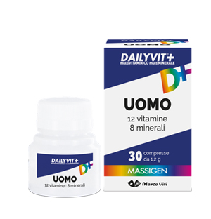 MASSIGEN UOMO MULTIVITAMINICO E MULTIMINERALE 30 COMPRESSE RIVESTITE - Farmastop