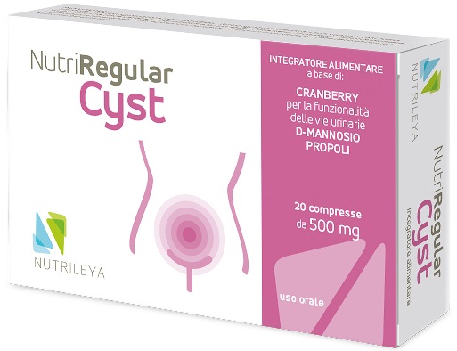 NUTRIREGULAR CYST 20 CAPSULE 500 MG - Farmastop