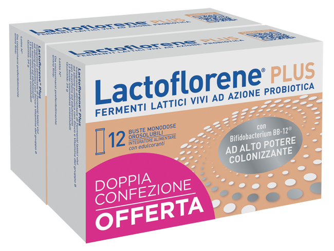 LACTOFLORENE PLUS BIPACK 12 BUSTINE 48 G - Farmastop