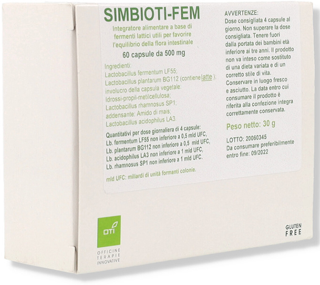 SIMBIOTI FEM 60 CAPSULE - Farmastop