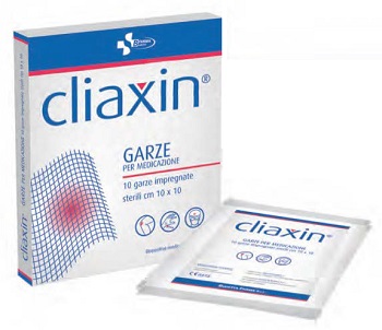 CLIAXIN GARZA 10X10CM 10 PEZZI - Farmastop