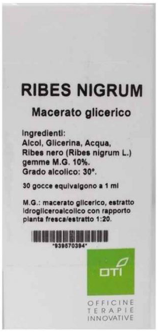 RIBES NIGRUM MACERATO GLICERICO 10% GOCCE 100ML - Farmastop
