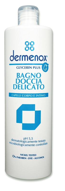DERMENOX BAGNO DOCCIA DELICATO GLYCERIN PLUS 500 ML - Farmastop