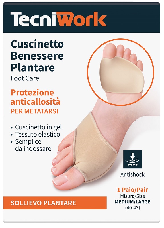 BENESSERE PLANTARE CUSCINETTO MEDIUM/LARGE 1 PAIO - Farmastop