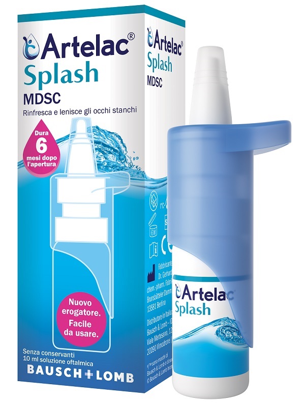 ARTELAC SPLASH GOCCE OCULARI 10 FLACONCINI MONODOSE 0,5 ML - Farmastop