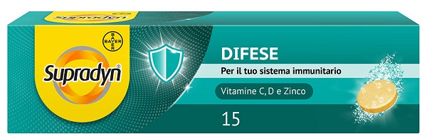 SUPRADYN DIFESE 15 COMPRESSE EFFERVESCENTI - Farmastop
