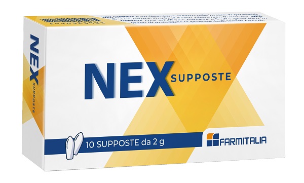 NEX SUPPOSTE 10 PEZZI DA 2 G - Farmastop