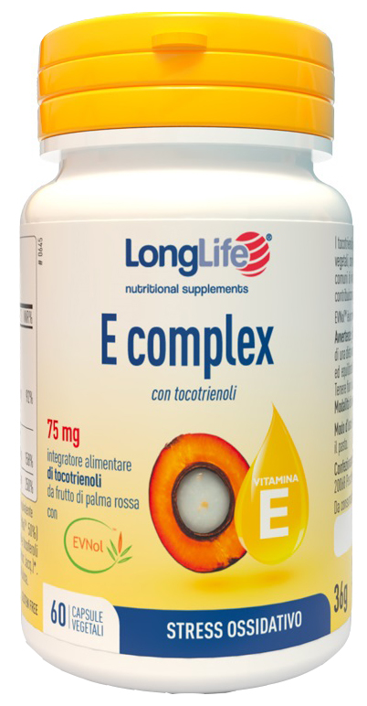 LONGLIFE E COMPLEX 60 CAPSULE VEGETALI - Farmastop