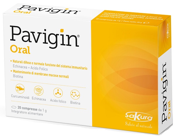 PAVIGIN ORAL 20 COMPRESSE - Farmastop