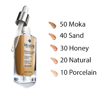 RILASTIL MAQUILLAGE FONDOTINTA SIERO IDRATANTE PROTETTIVO 10 30 ML - Farmastop