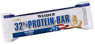 WEIDER 32% PROTEIN BARRETTA COCCO 60 G - Farmastop