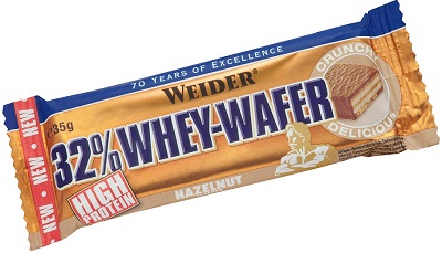 WEIDER 32% WHEY BARRETTA WAFER NOCCIOLA 35 G - Farmastop