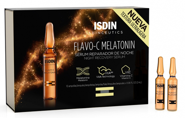 ISDINCEUTICS FLAVO C MELATONIN 10 FIALE - Farmastop