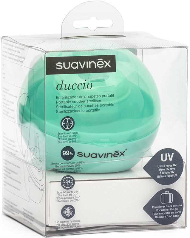 SUAVINEX DUCCIO STERILIZZACIUCCIO ACQUA MARINA - Farmastop